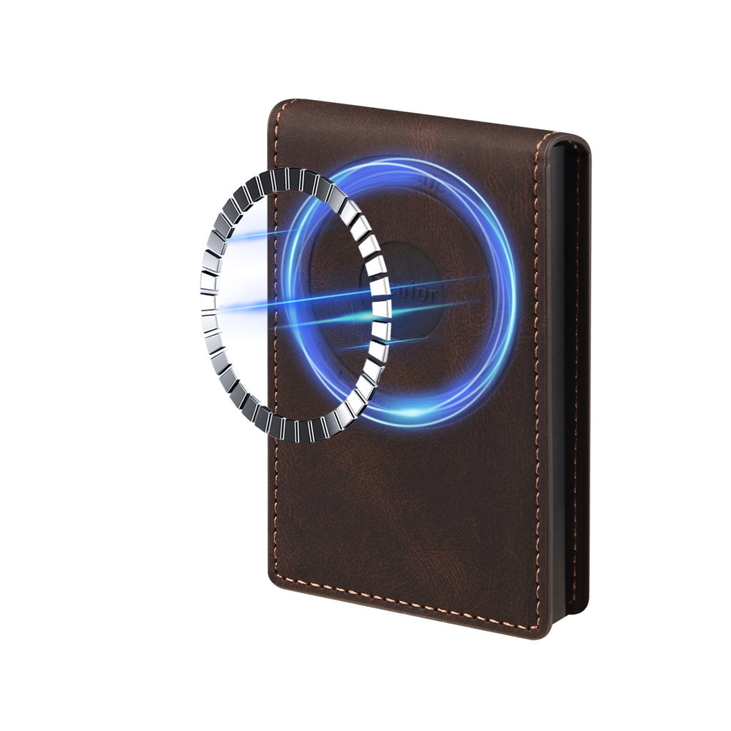 Sarah Express Automatic Pop-Up RFID Leather Card Wallet