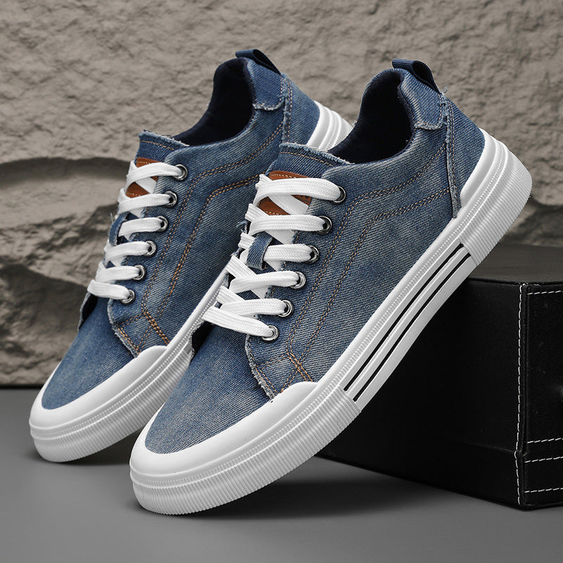 Sarah Express Men's Breathable Canvas Casual Sneakers