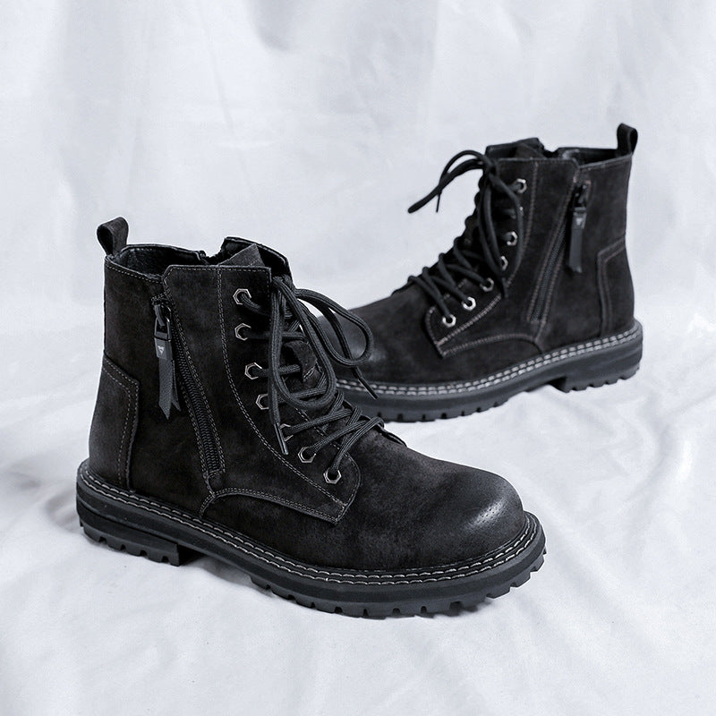 Sarah Express Side Zipper Fashionable Ankle Boots