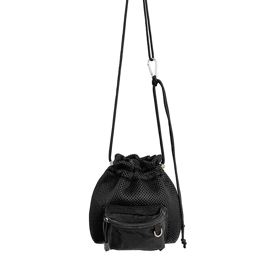 Sarah Express Mesh Drawstring Bucket Travel Bag