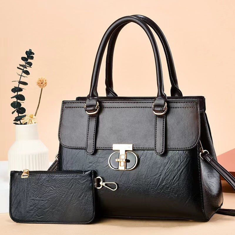 Sarah Express Two-Piece PU Leather Shoulder Bag Set