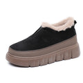 Sarah Express Women's Insulated Slip-On Winter Snow Boots Black