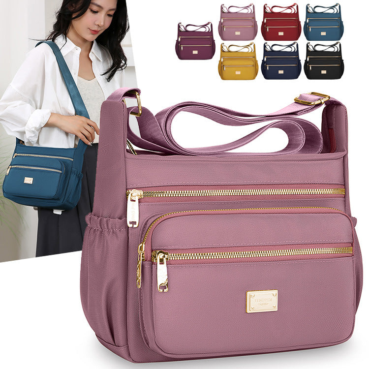 Sarah Express Multi-Compartment Oxford Cloth Shoulder Bag
