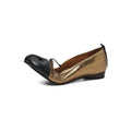 Sarah Express Split-Toe Tabi Bow Ballet Flats Gold