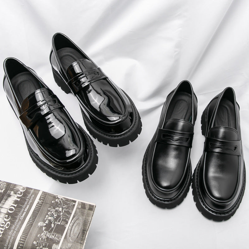Sarah Express Men's Platform Loafers Height Increasing Shoes