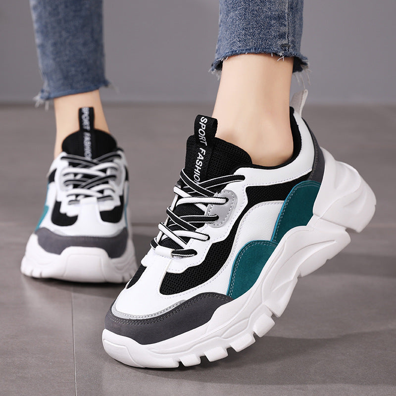 Sarah Express Casual Lace-Up Platform Dad Sneakers