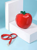 Sarah Express Apple Shaped Novelty Crossbody Bag Red 19X18X13.5cm