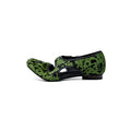 Sarah Express Pony Hair Split-Toe Mary Jane Flats Green