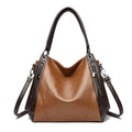 Sarah Express Urban Minimalist Soft Leather Tote Bag Yellow