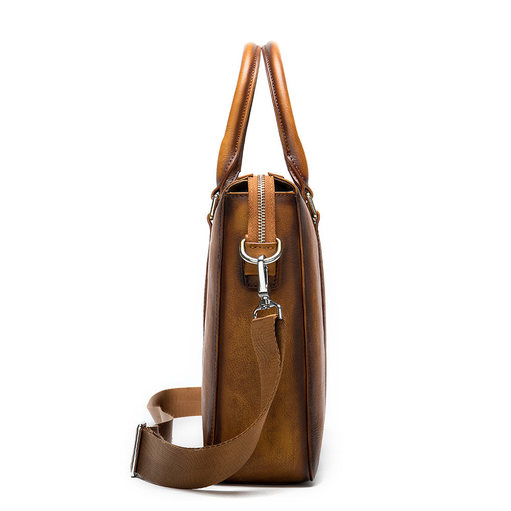 Sarah Express Professional Leather Briefcase for Daily Work