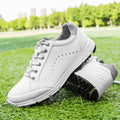 Sarah Express Men's Lightweight Nail-Free Golf Shoes White