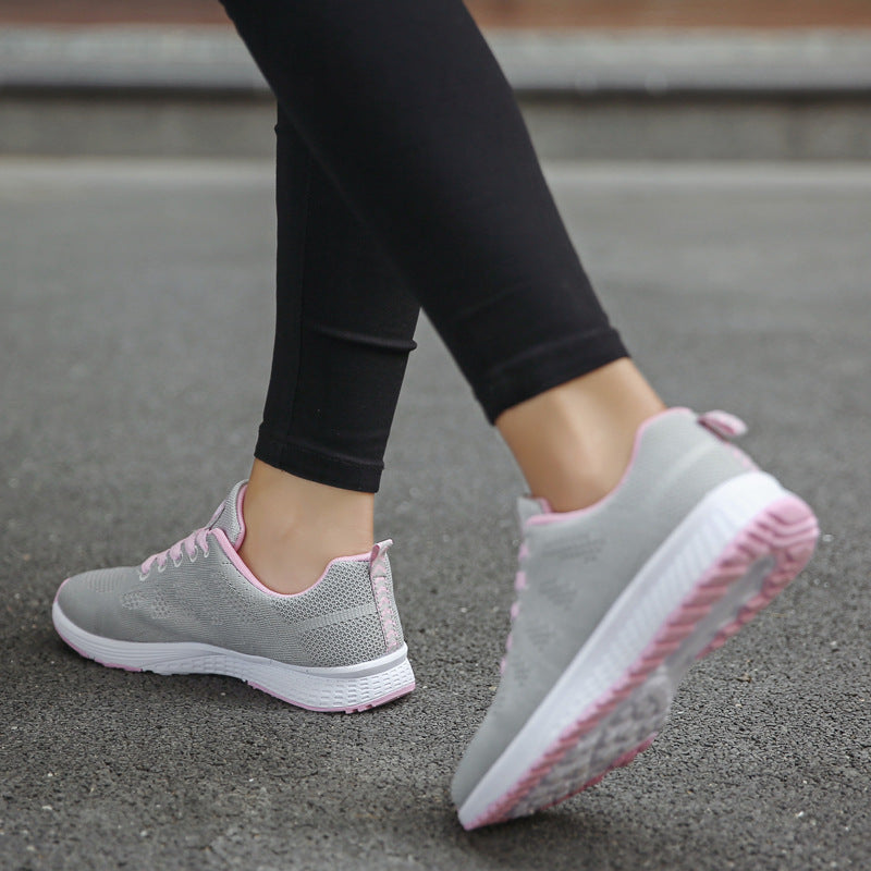 Sarah Express Lightweight Mesh Wedge Sneakers