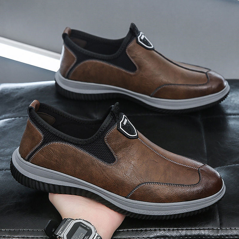 Sarah Express Men's British Style Slip-On Loafers