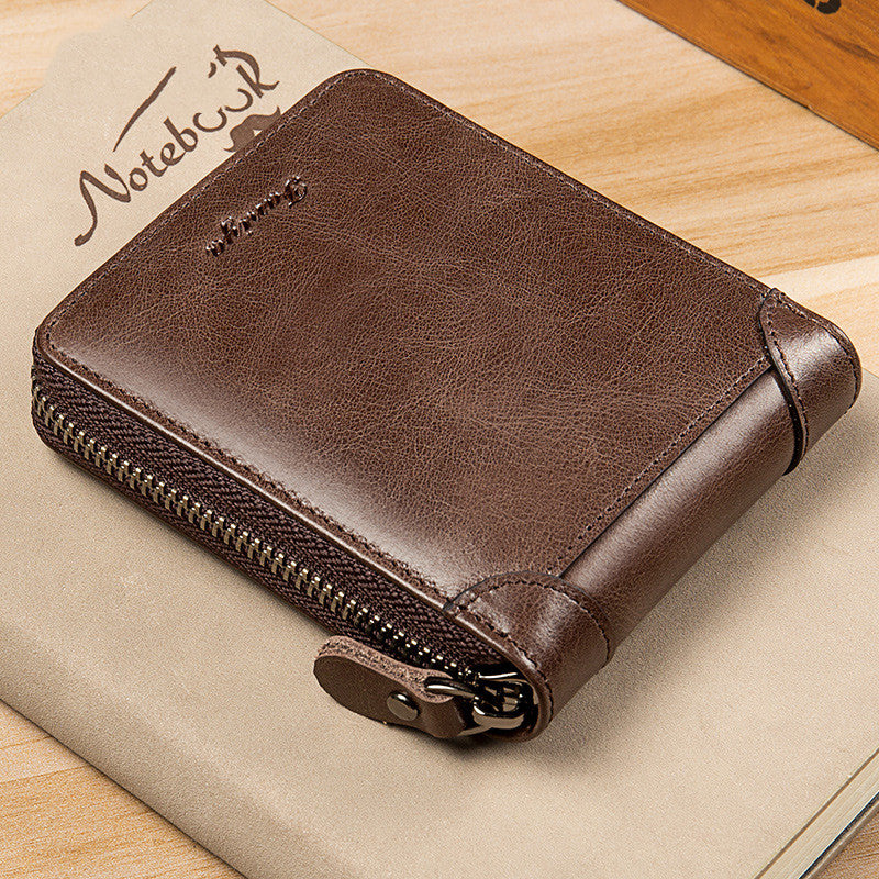 Sarah Express Compact Zippered Bi-Fold Wallet