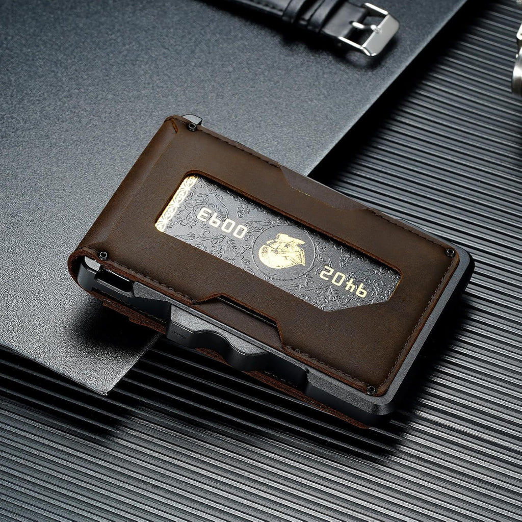 Sarah Express RFID Blocking Metal Slide Card Wallet
