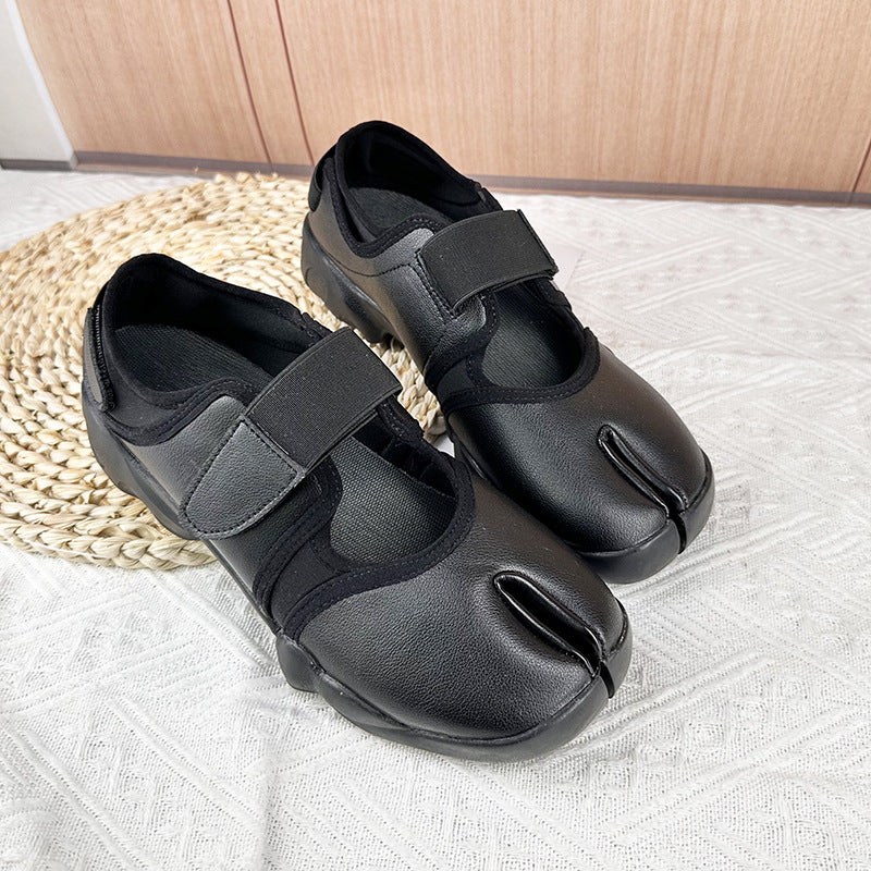 Sarah Express Women's Casual Split-Toe Velcro Sneakers