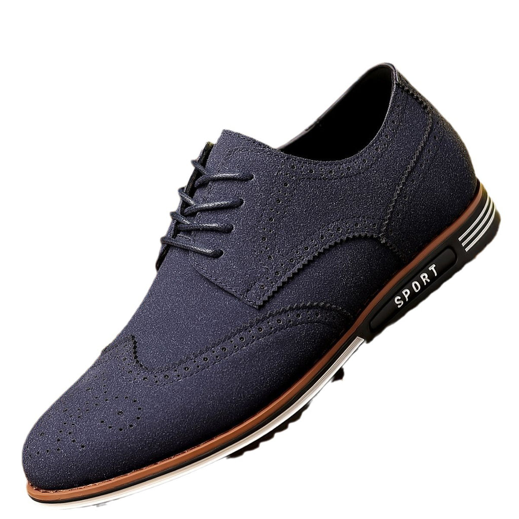 Sarah Express Men's Casual Suede Low-Top Shoes