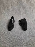 Sarah Express Chunky Platform Slip-On Loafers Black