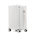 Sarah Express Aluminum Frame Travel Trolley Case White Zipper