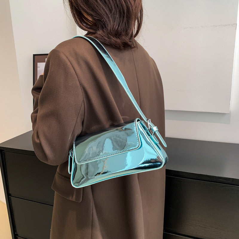 Sarah Express Compact Metallic Finish Shoulder Messenger Bag