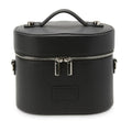 Sarah Express Structured PU Leather Cosmetic Organizer Bag Black 20X14X18cm
