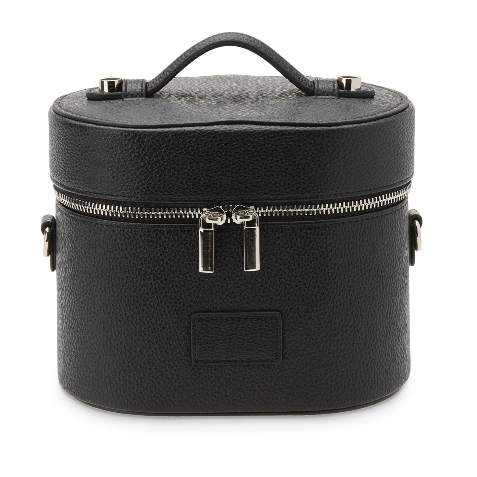 Sarah Express Structured PU Leather Cosmetic Organizer Bag Black 20X14X18cm