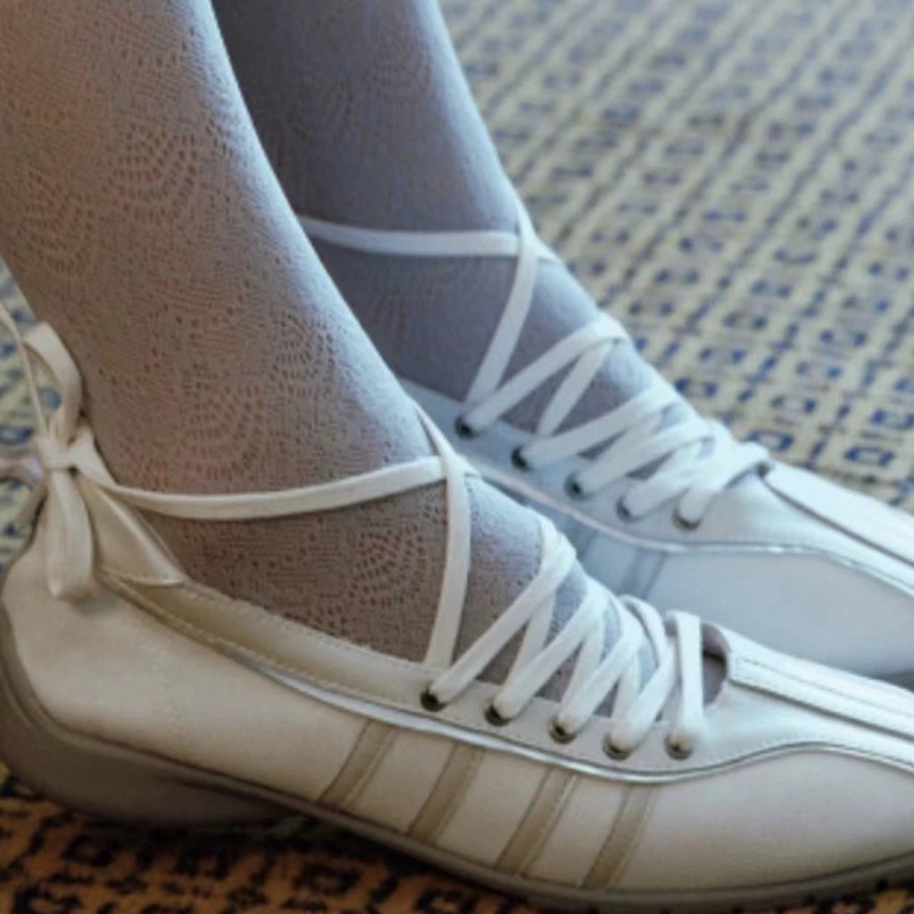 Sarah Express Leather Mary Jane Ballet Flats