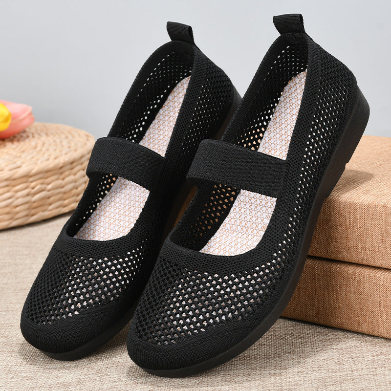 Sarah Express Breathable Flying Woven Women's Casual Shoes