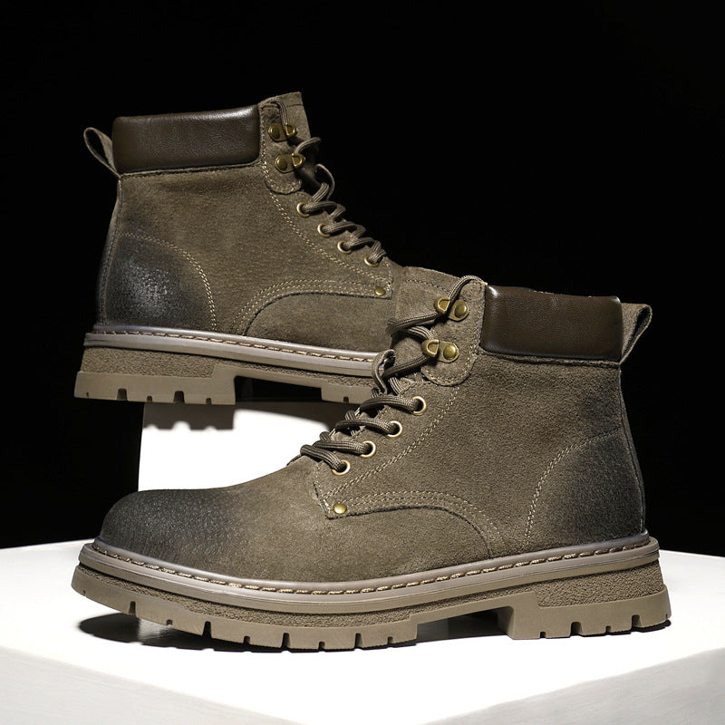 Sarah Express British Style Lace-Up Men's Boots