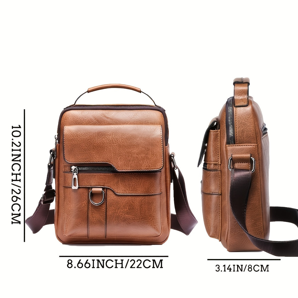 Sarah Express Structured Men's Crossbody Messenger Travel Bag
