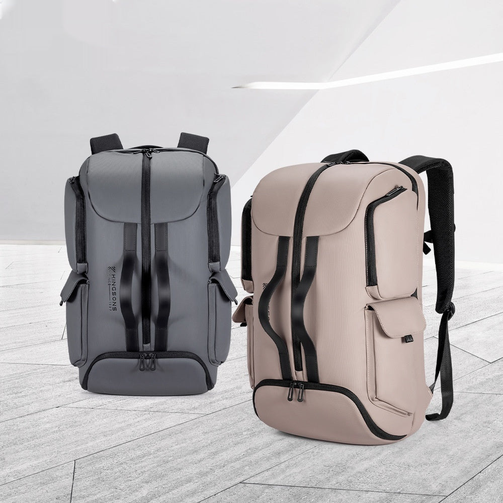Sarah Express Modern Business Laptop Backpack Dark Gray