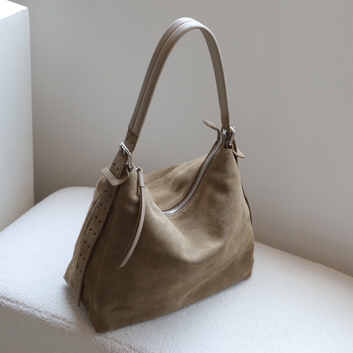 Sarah Express Soft Suede Underarm Shoulder Bag