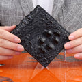 Sarah Express Crocodile Pattern Embossed Business Wallet Horizontal black
