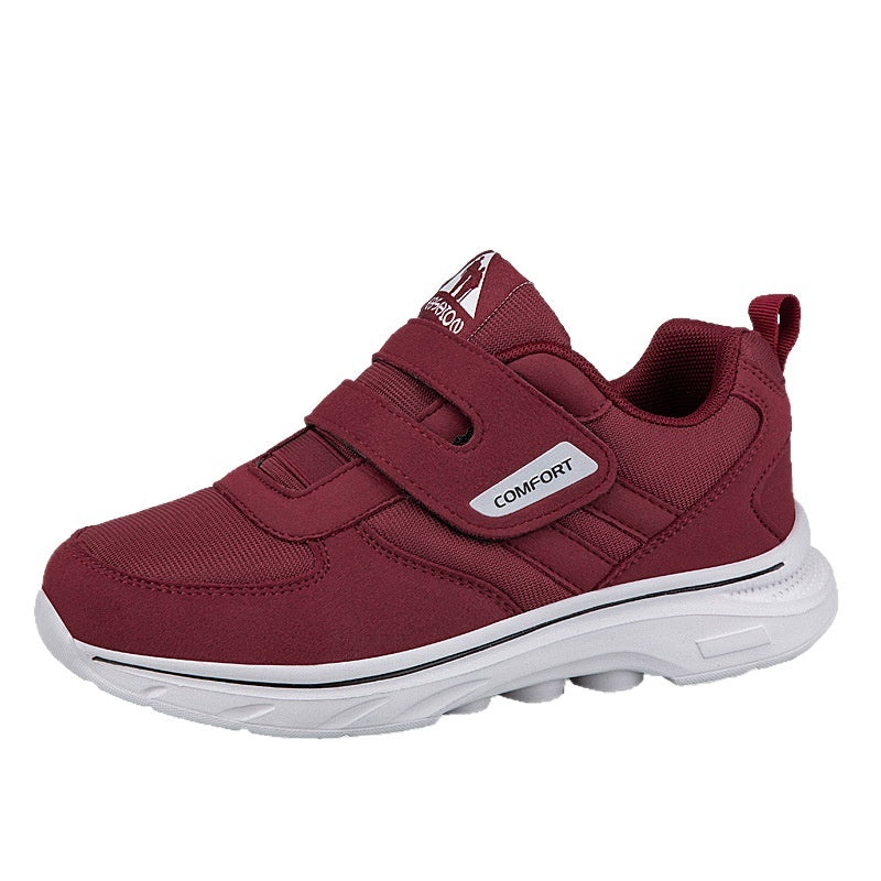 Sarah Express Unisex Wide-Toe Velcro Walking Shoes