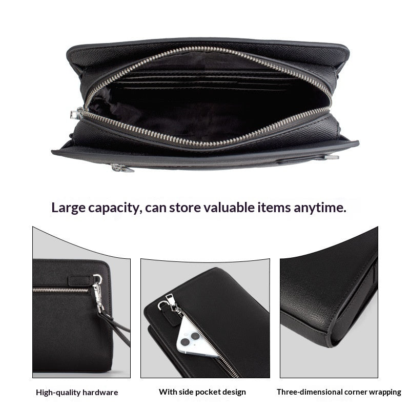 Sarah Express Smart Fingerprint Lock Men's Clutch Bag