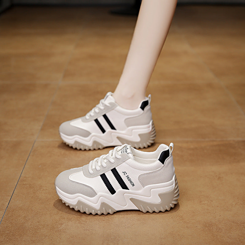 Sarah Express Women's Platform Sneakers with Thick Sole