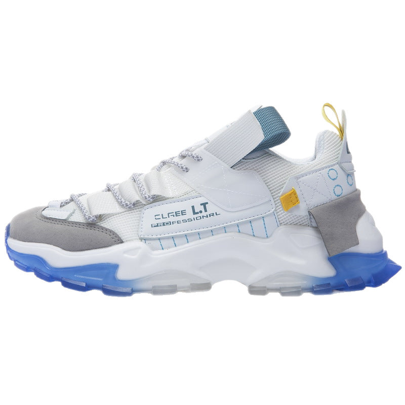 Men's Breathable Mesh Casual Lace-Up Sneakers – lace-up detail alternate view 5