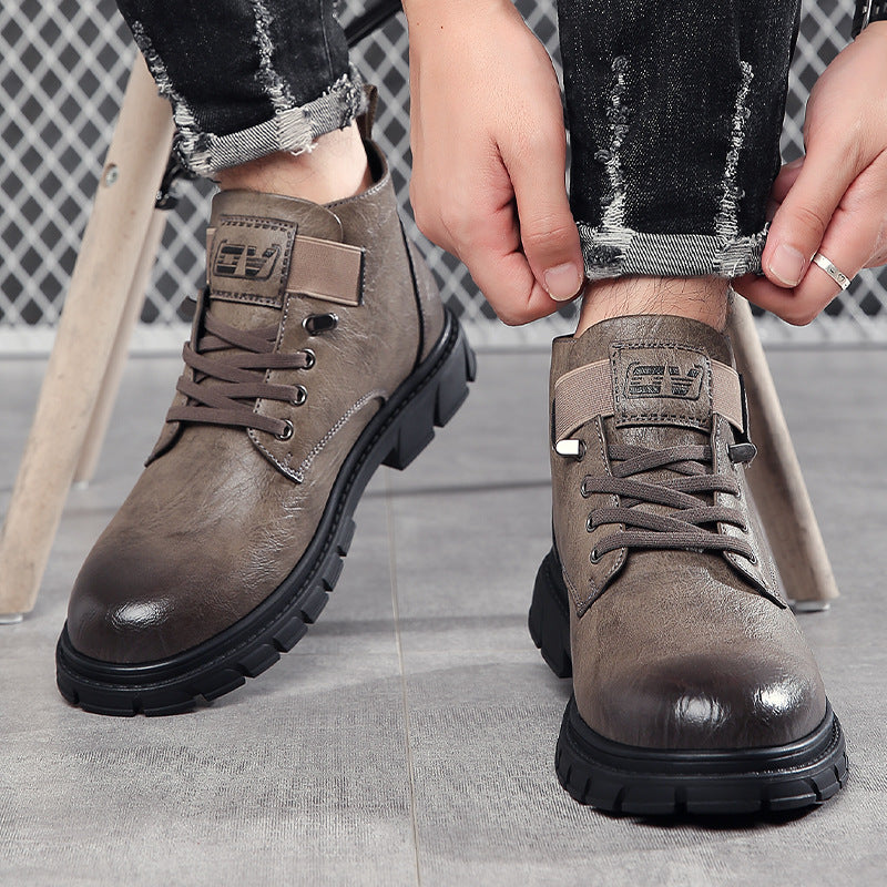 Sarah Express Men's Fleece-Lined High-Top Winter Sneakers