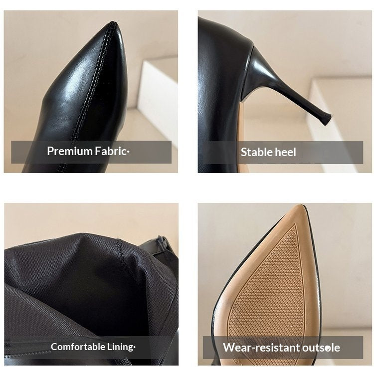 Sarah Express Pointed-Toe Stiletto Ankle Booties