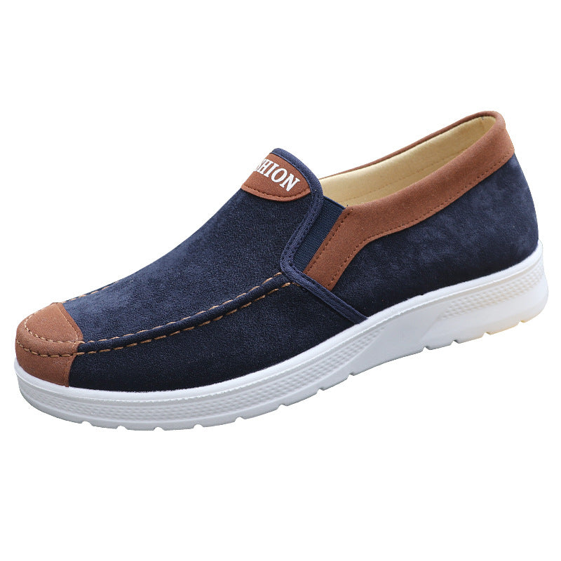 Sarah Express Men's Breathable Slip-On Canvas Sneakers