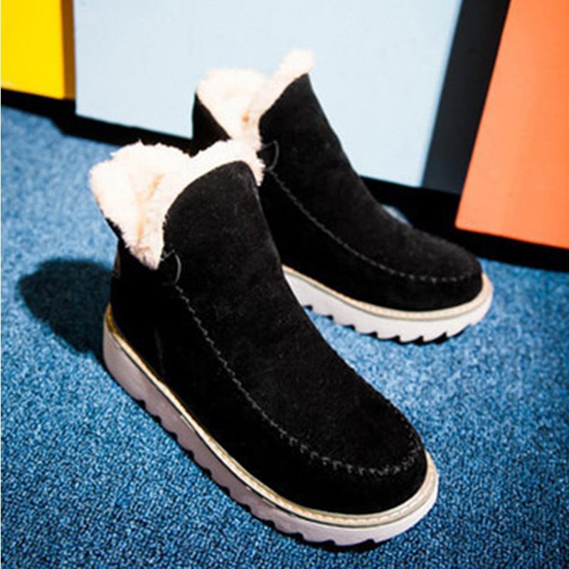 Sarah Express Plush Lined Casual Winter Snow Boots