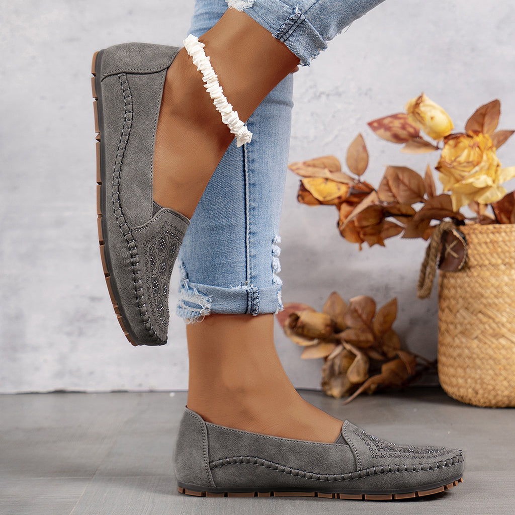 Sarah Express Wide Width Flat Slip-On Loafers
