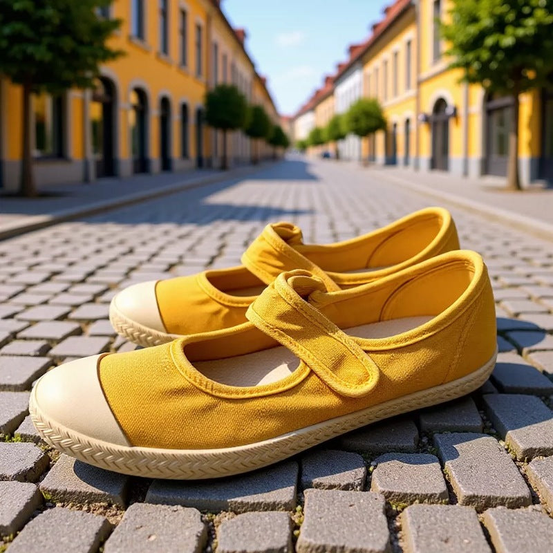 Sarah Express Casual Cotton Slip-on Loafers