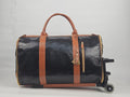 Sarah Express Convertible Rolling Travel Garment Duffel Bag Black