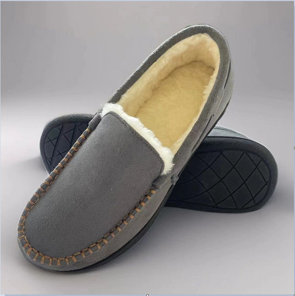 Sarah Express Velvet Lined Winter Slip-On Flats