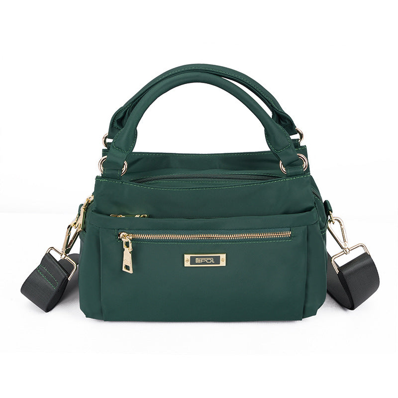 Sarah Express Oxford Cloth Multi-Pocket Crossbody Shoulder Bag